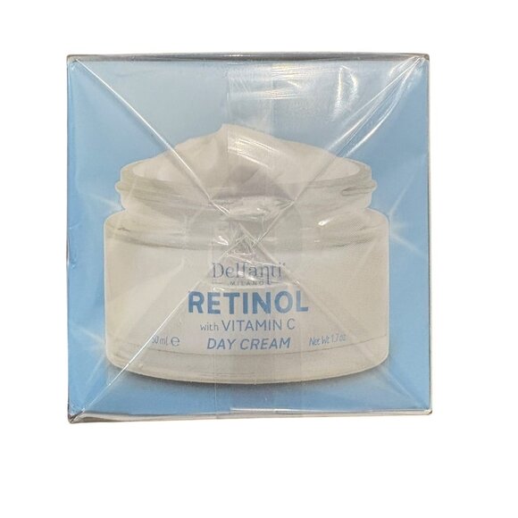 Delfanti Milano Retinol With Vitamin C Anti-Aging Day Cream 1.7oz - Picture 2 of 6